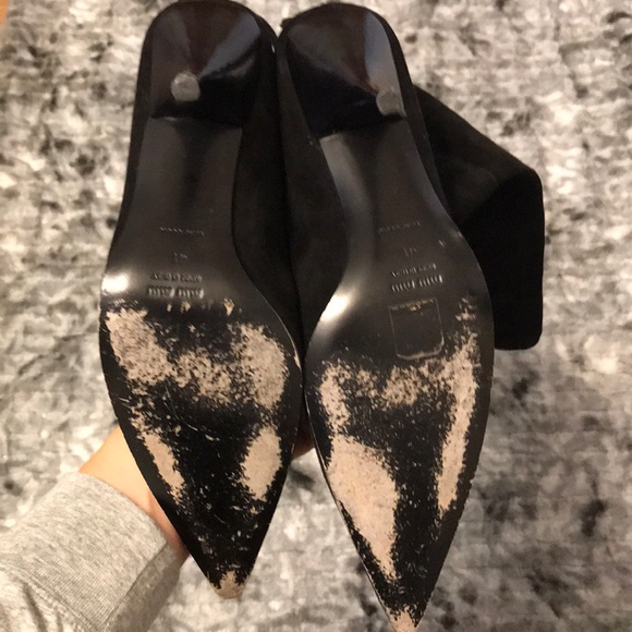 MiuMiu suede slouchy boots - Picture 3 of 7